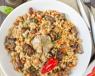 Плов с бараниной