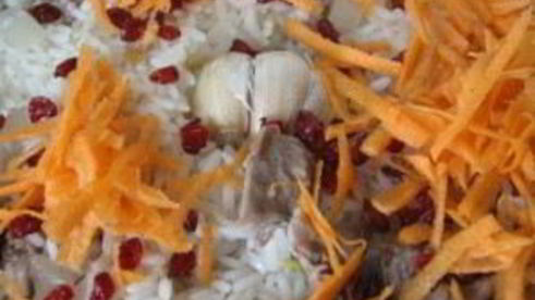 плов с барбарисом