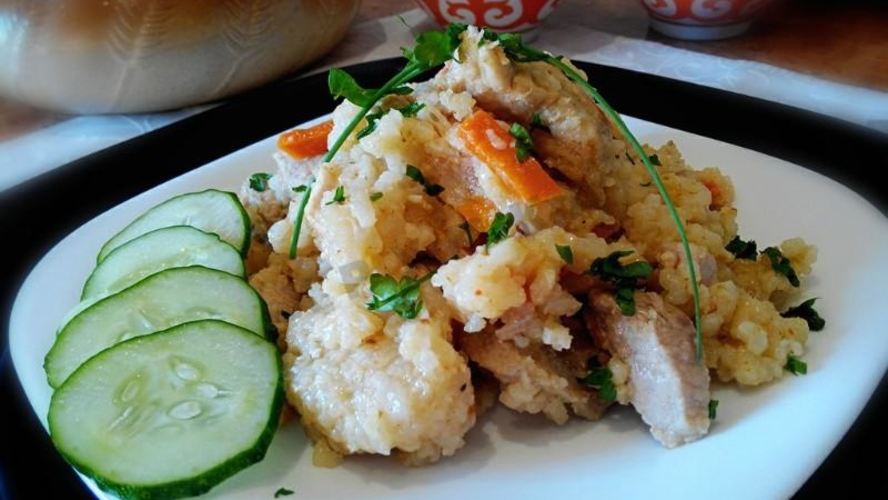 Рецепт плова с говядиной в мультиварке