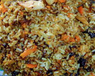 Плов с изюмом