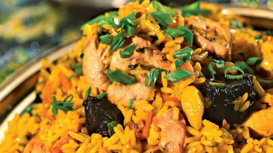 Рецепт плова с курицей и черносливом