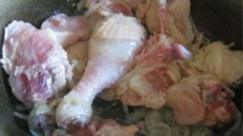 плов с курицей в утятнице