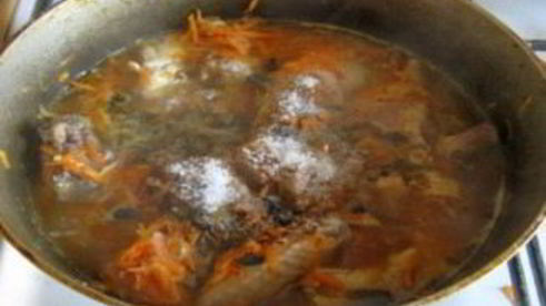 плов с курицей в утятнице