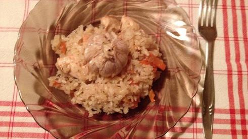 плов с курицей