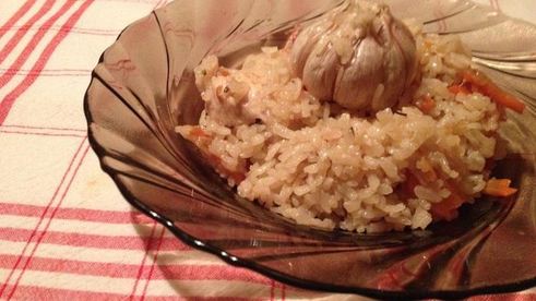 плов с курицей