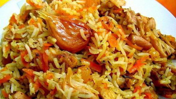 Рецепт Плова с мясом в мультиварке