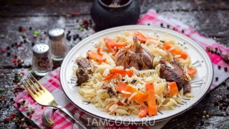 Рецепт плова с тушенкой в мультиварке