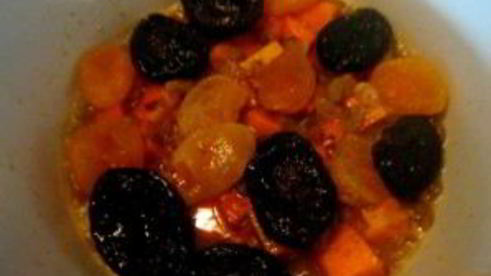 плов с тыквой и сухофруктами