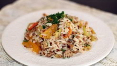 плов со свининой по-тайски