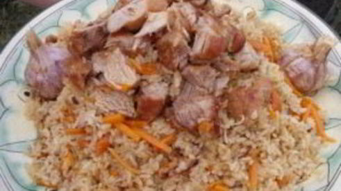 плов узбекский с говядиной