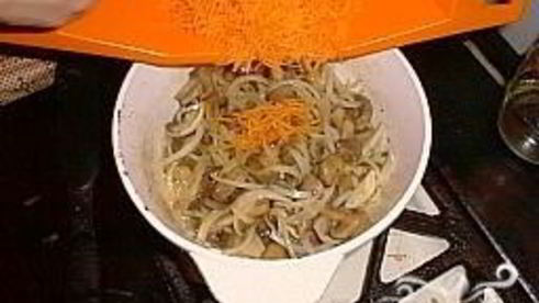 постный плов с грибами