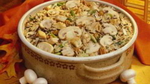 постный плов с грибами