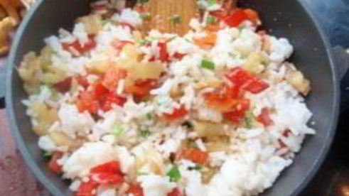 постный плов с овощами