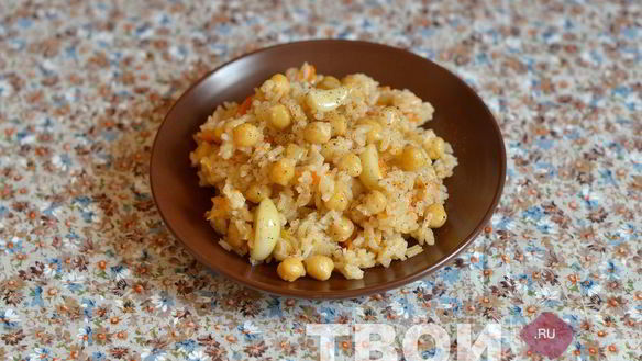 Рецепт Вегетарианского плова с нутом