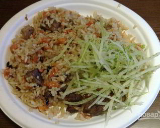 Вкусный плов с говядиной