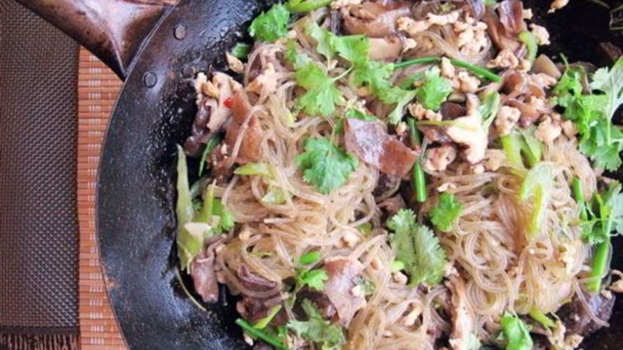 Рецепт прозрачной лапши с курицей