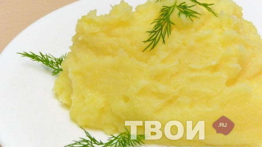 Рецепт пюре картофельного