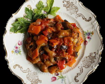 Баклажанная икра-рагу