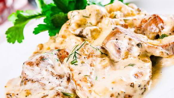 Рецепт Фрикасе из кролика