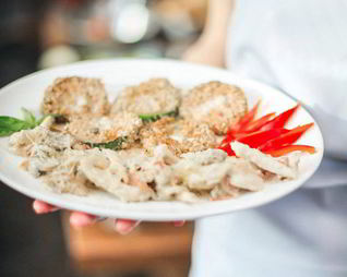 Фрикасе из курицы с цукини