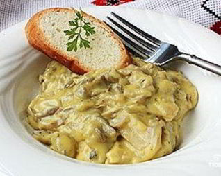 Фрикасе с грибами