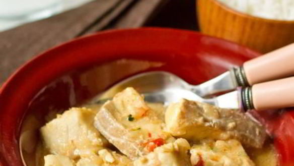 Рецепт Острого рыбного рагу на кокосовом молоке