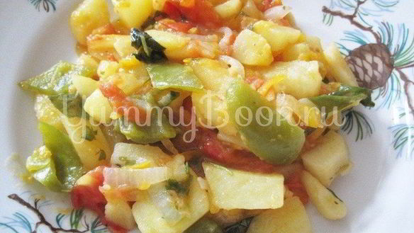 Рецепт Овощного рагу из кабачков с картофелем