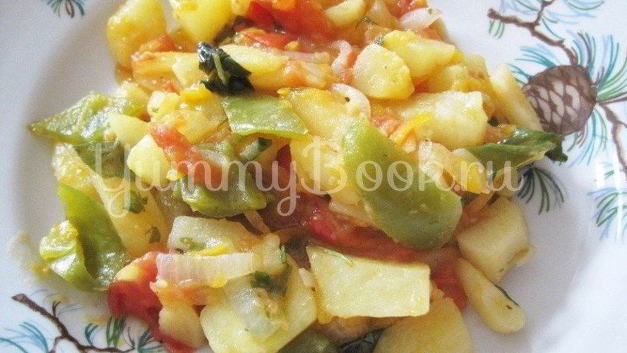 Рецепт овощного рагу из кабачков с картофелем