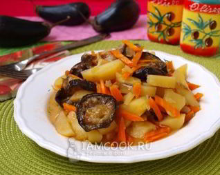 Овощное рагу с баклажанами