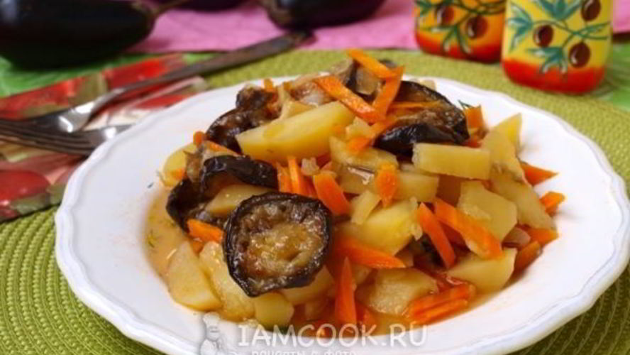 Рецепт овощного рагу с баклажанами