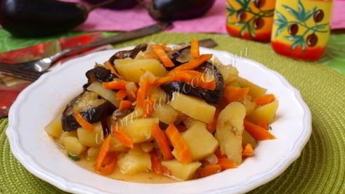 овощное рагу с баклажанами