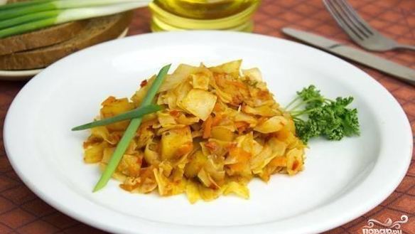 Рецепт Овощного рагу с картофелем и капустой