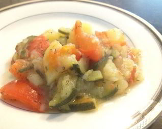 Овощное рагу с картофелем