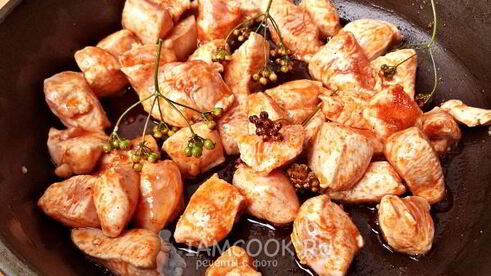 овощное рагу с куриной грудкой