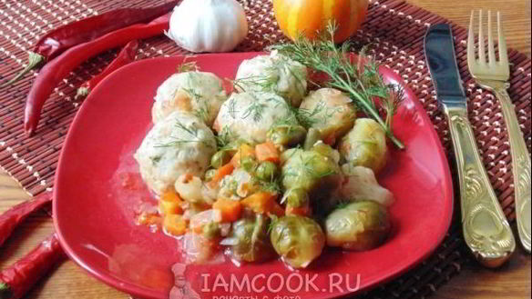 Рецепт Овощного рагу с тефтелями