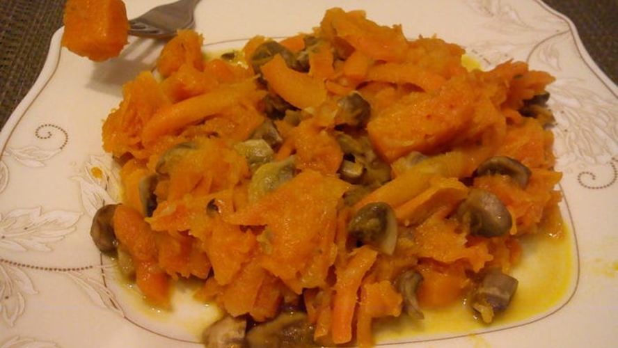 Рецепт овощного рагу с тыквой