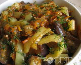 Рагу из баклажанов