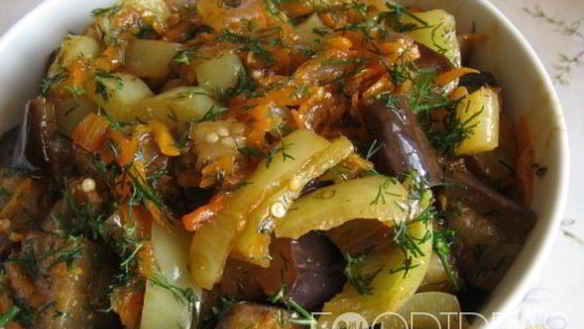 Рецепт Рагу из баклажанов