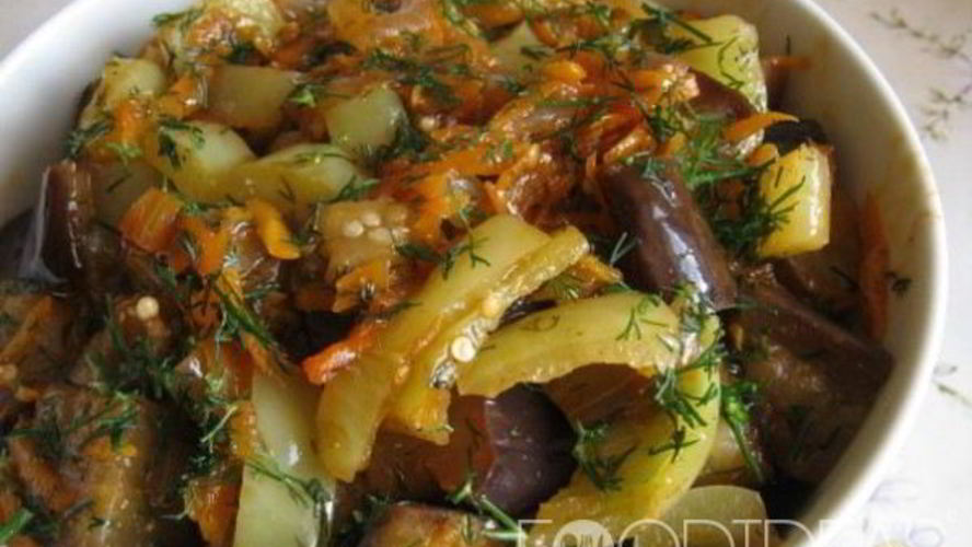 Рецепт рагу из баклажанов