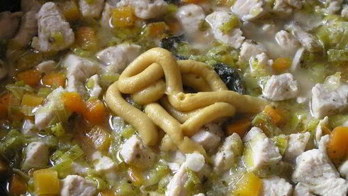 рагу из индейки с луком-пореем