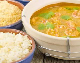 Рагу из креветок