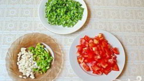 рагу из молодых летних овощей с картофелем отварным