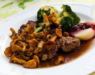 Рагу из оленины баварский лес