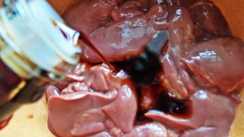 рагу из печенки с овощами