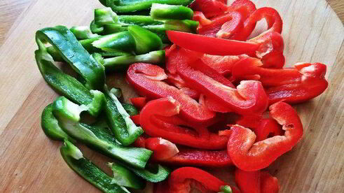 рагу из печенки с овощами