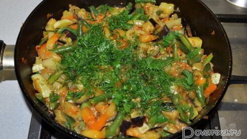 рагу из свежих овощей