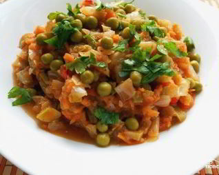 Рагу из свинины в мультиварке