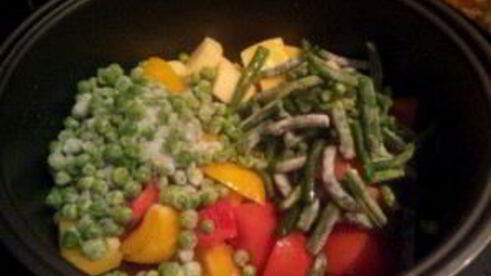 рагу из свинины в мультиварке