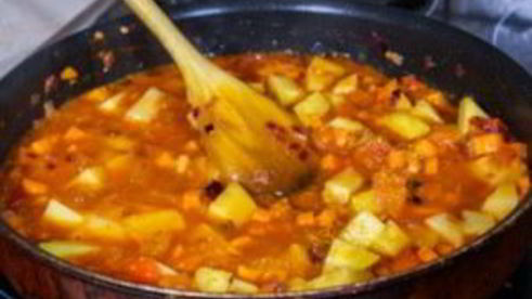 рагу из цветной капусты и кабачков