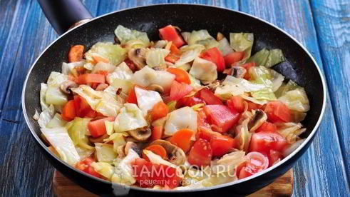 рагу из тыквы с овощами